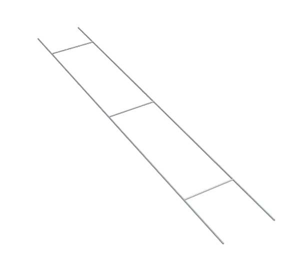 Galvanized Ladder Mill - 8 in (9x9) - Reinforcement & Anchoring